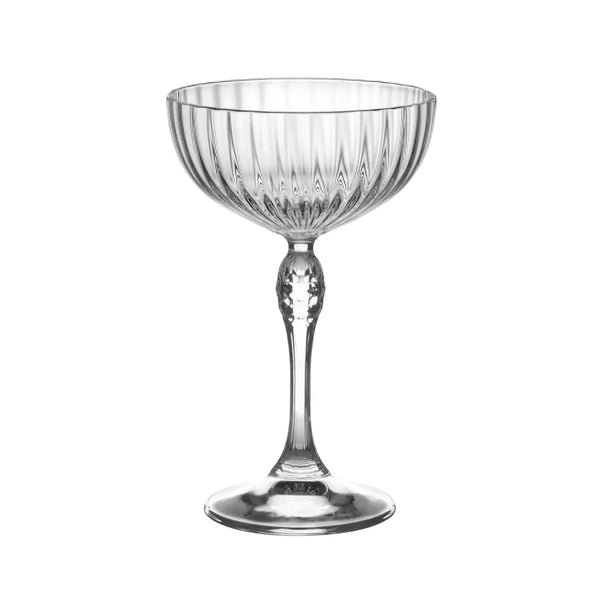 Ribbed Champagne Coupe