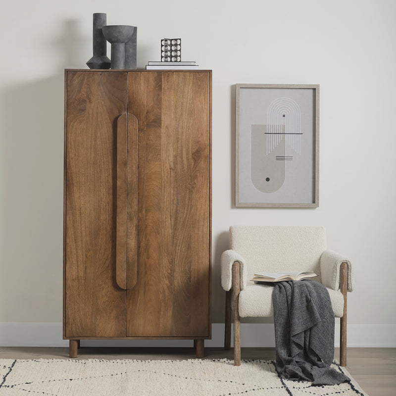 Astrid Wood Armoire