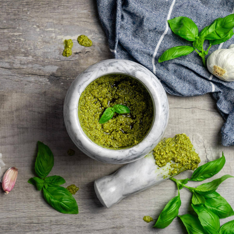 Marble Pestle and Mortar Set