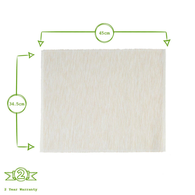 Ribbed Cotton Placemat - Natural