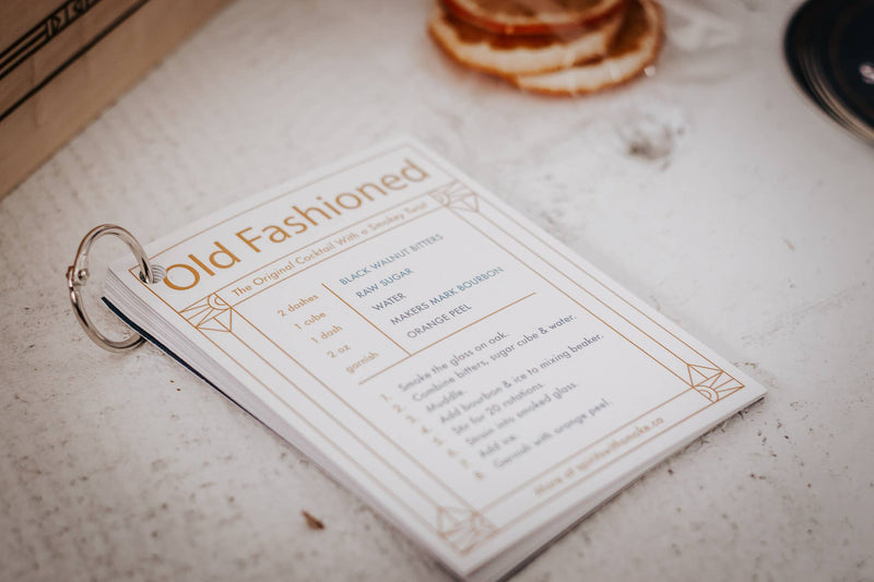 Home Bar Smoking Board - Smoked Old Fashioned Board