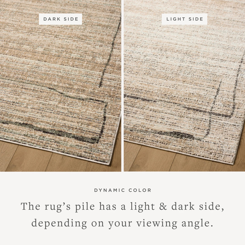 Loloi Bleecker Collection BLE-05 JM Natural / Charcoal