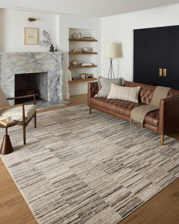Loloi II Darby Collection Charcoal Sand