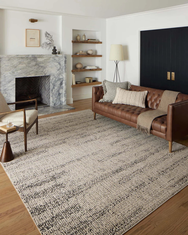 Loloi II Darby Collection DAR-02 Oatmeal / Charcoal