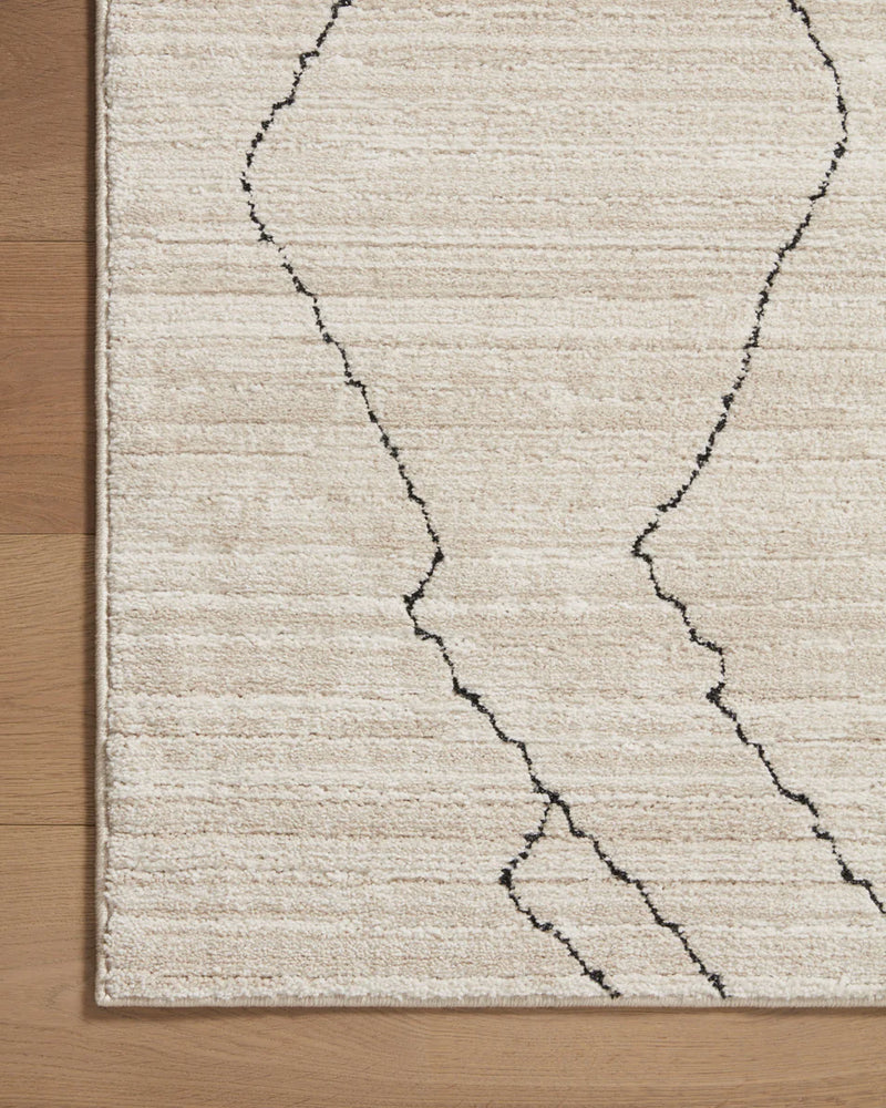 Loloi II Darby Collection DAR-03 Sand / Charcoal