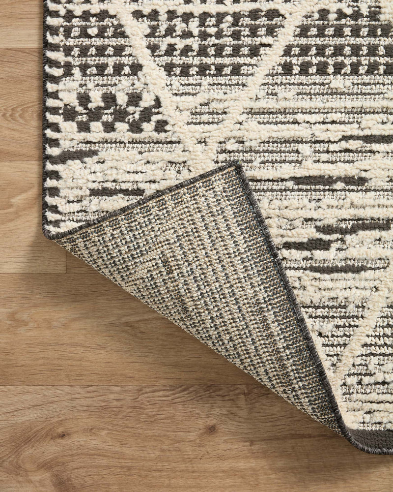 Loloi II Fabian Collection FAB-03 Charcoal / Ivory