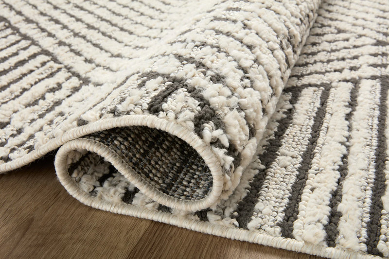 Loloi II Fabian Collection FAB-06 Charcoal / Ivory