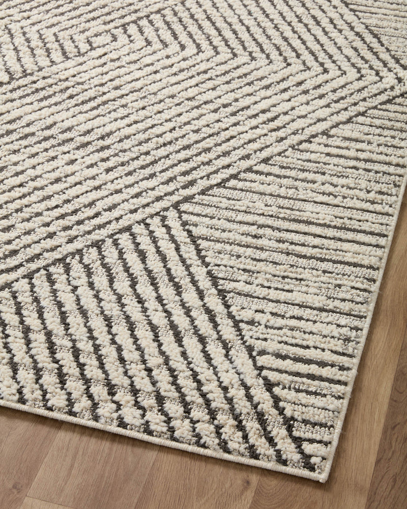 Loloi II Fabian Collection FAB-06 Charcoal / Ivory