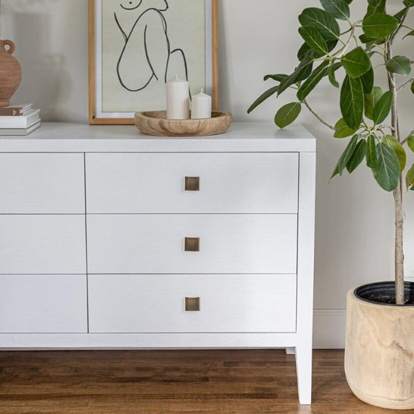 Hara 6 Drawer Dresser White