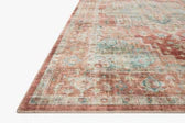 Loloi Heidi Collection Terracotta Aqua