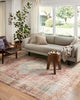 Loloi Heidi Collection Terracotta Aqua