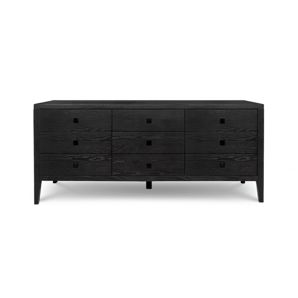 Hara 9 Drawer Dresser Black