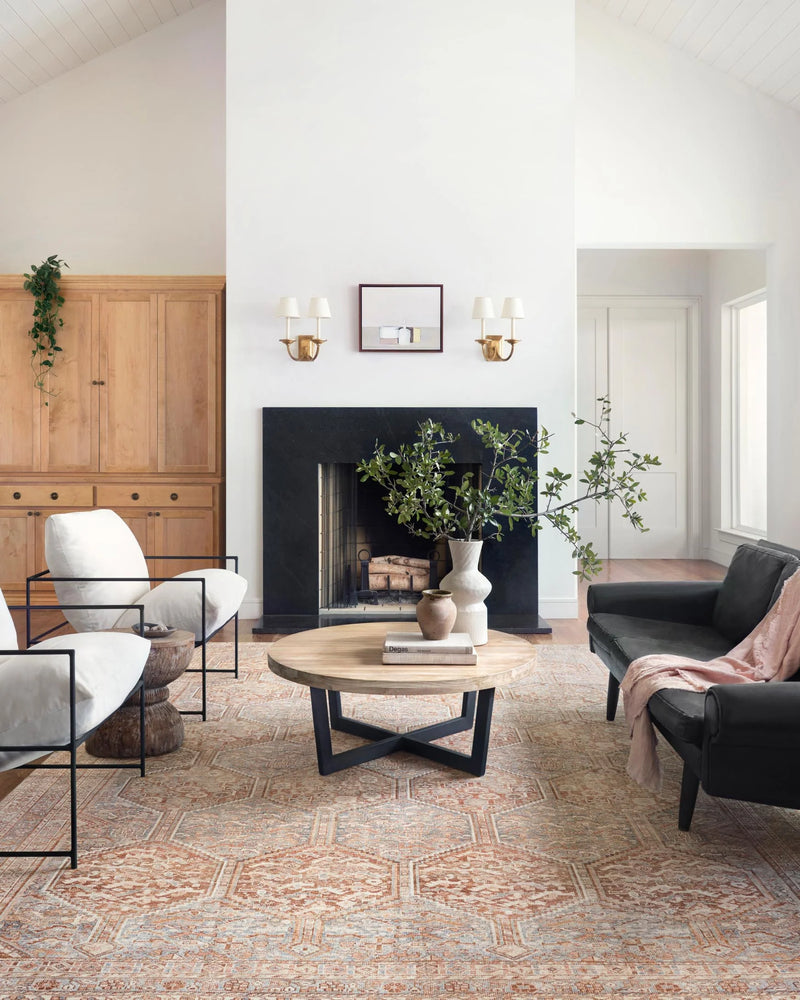 Chris Loves Julia × Loloi Jules Collection JUL-04 CJ Tangerine / Mist