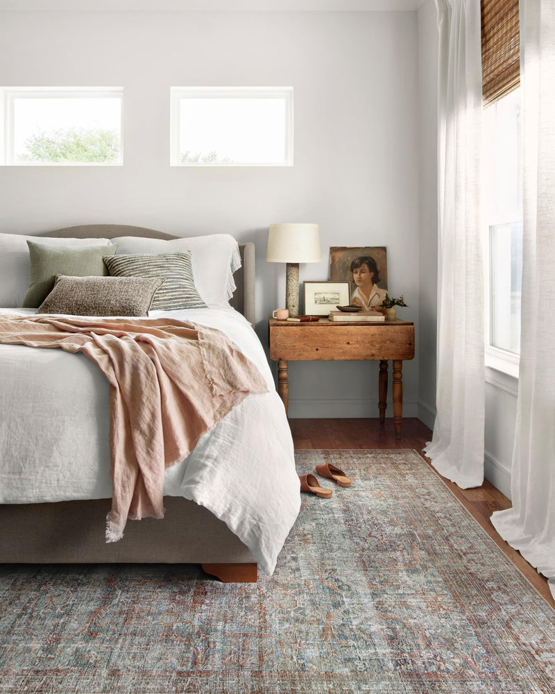 Chris Loves Julia × Loloi Jules Collection JUL-05 CJ Lagoon / Brick