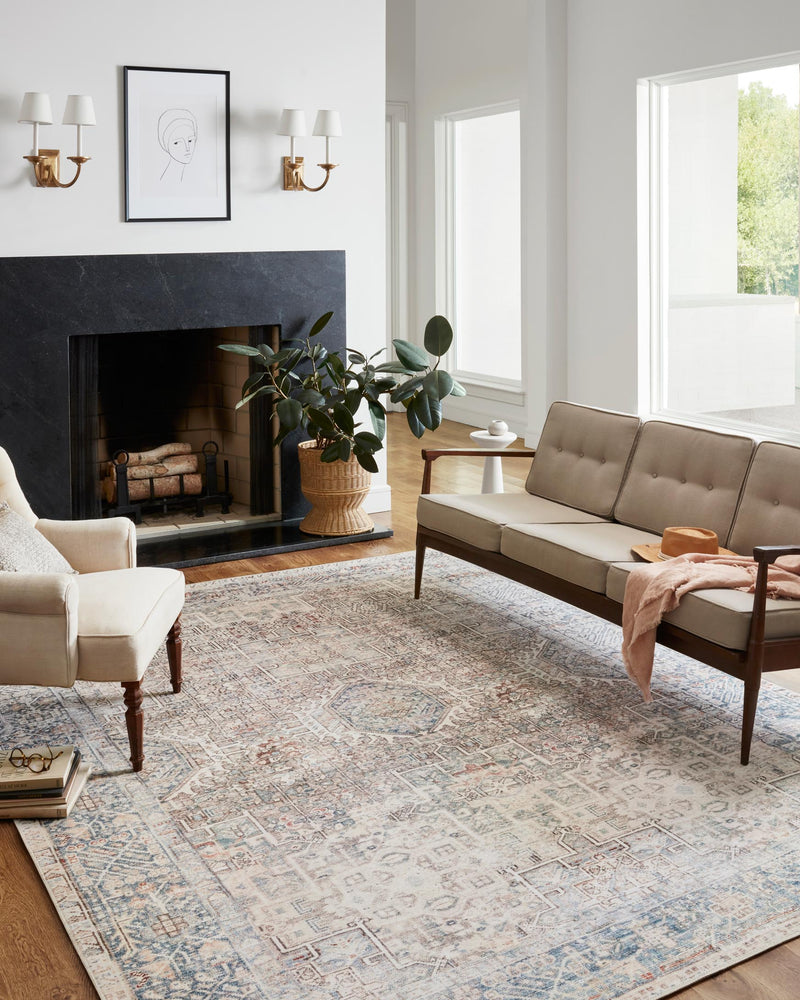 Chris Loves Julia × Loloi Jules Collection CJ JUL-07 Natural / Ocean