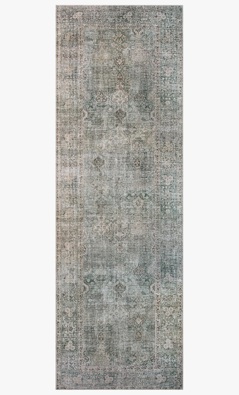 Chris Loves Julia × Loloi Jules Collection JUL-08 CJ Emerald / Antique Ivory