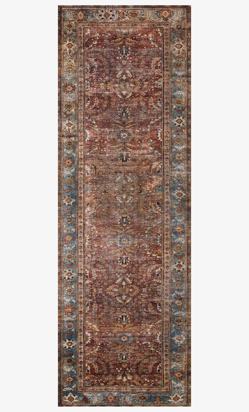 Loloi Layla Collection LAY-01 Brick / Blue