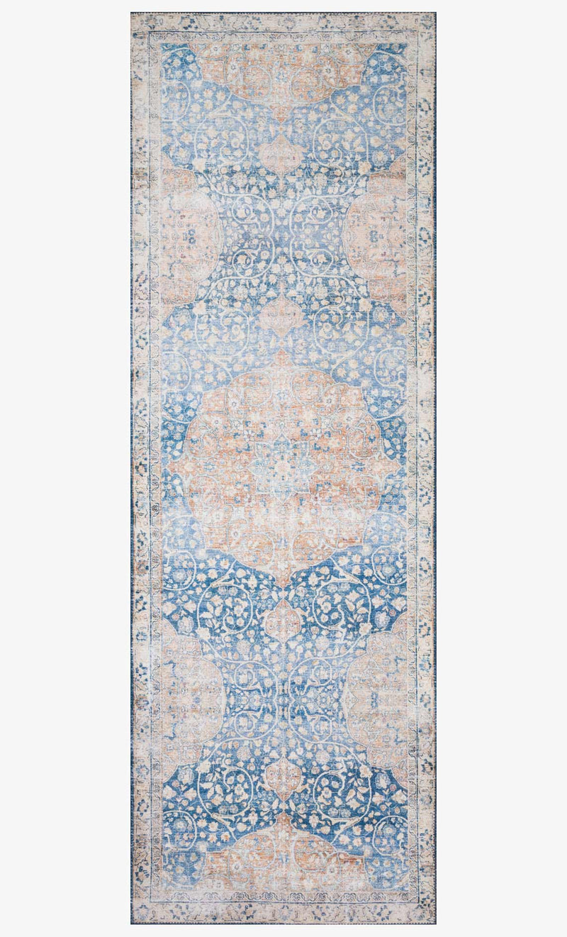 Loloi Layla Collection LAY-07 Blue / Tangerine