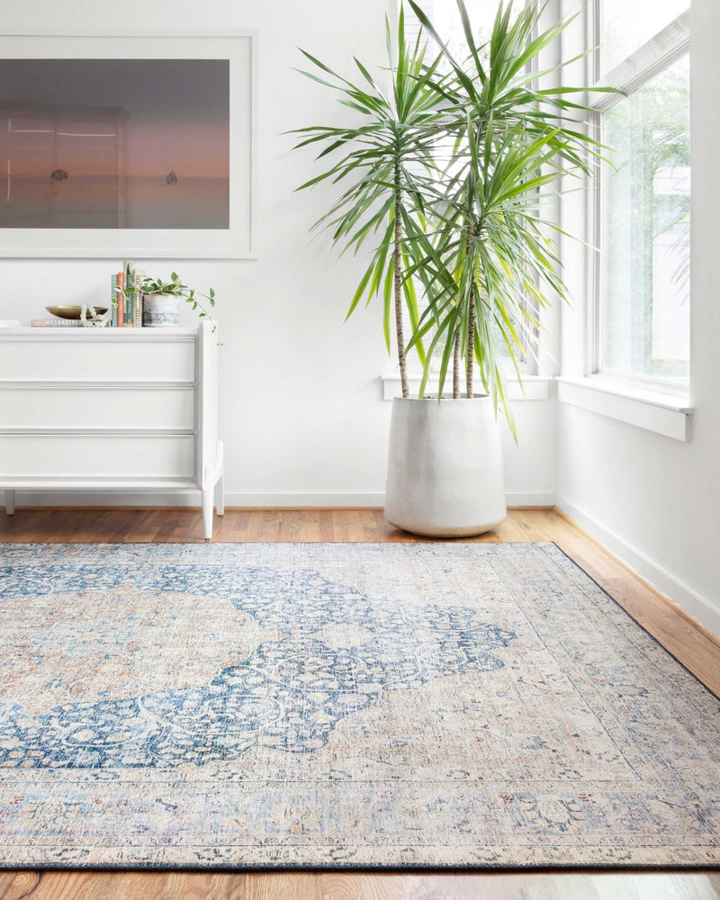 Loloi Layla Collection LAY-07 Blue / Tangerine