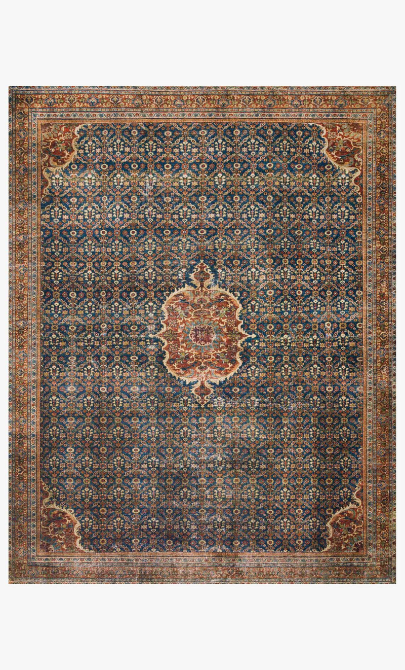 Loloi Layla Collection LAY-09 Cobalt Blue / Spice