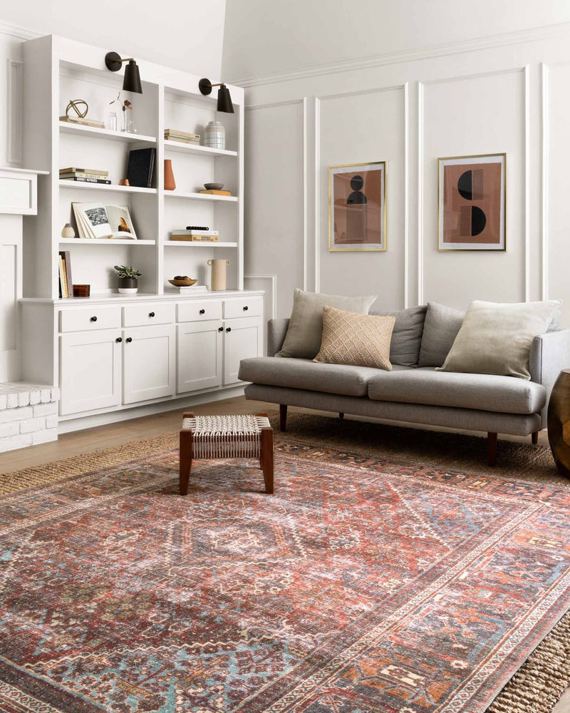 Loloi Loren Collection LQ-13 Brick / Midnight