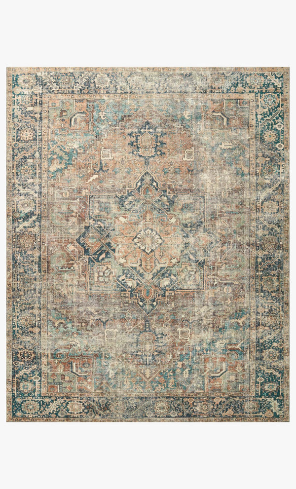 Loloi Margot Collection MAT-02 Terracotta / Lagoon