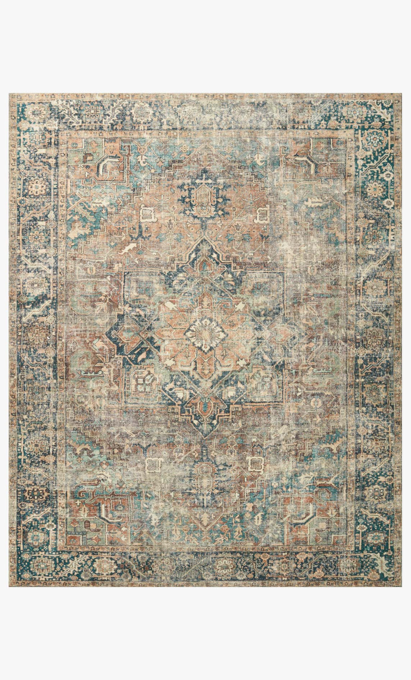 Loloi Margot Collection MAT-02 Terracotta / Lagoon