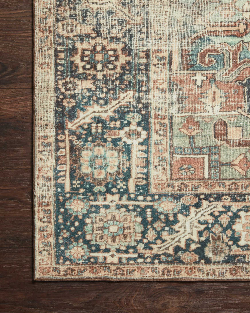 Loloi Margot Collection MAT-02 Terracotta / Lagoon