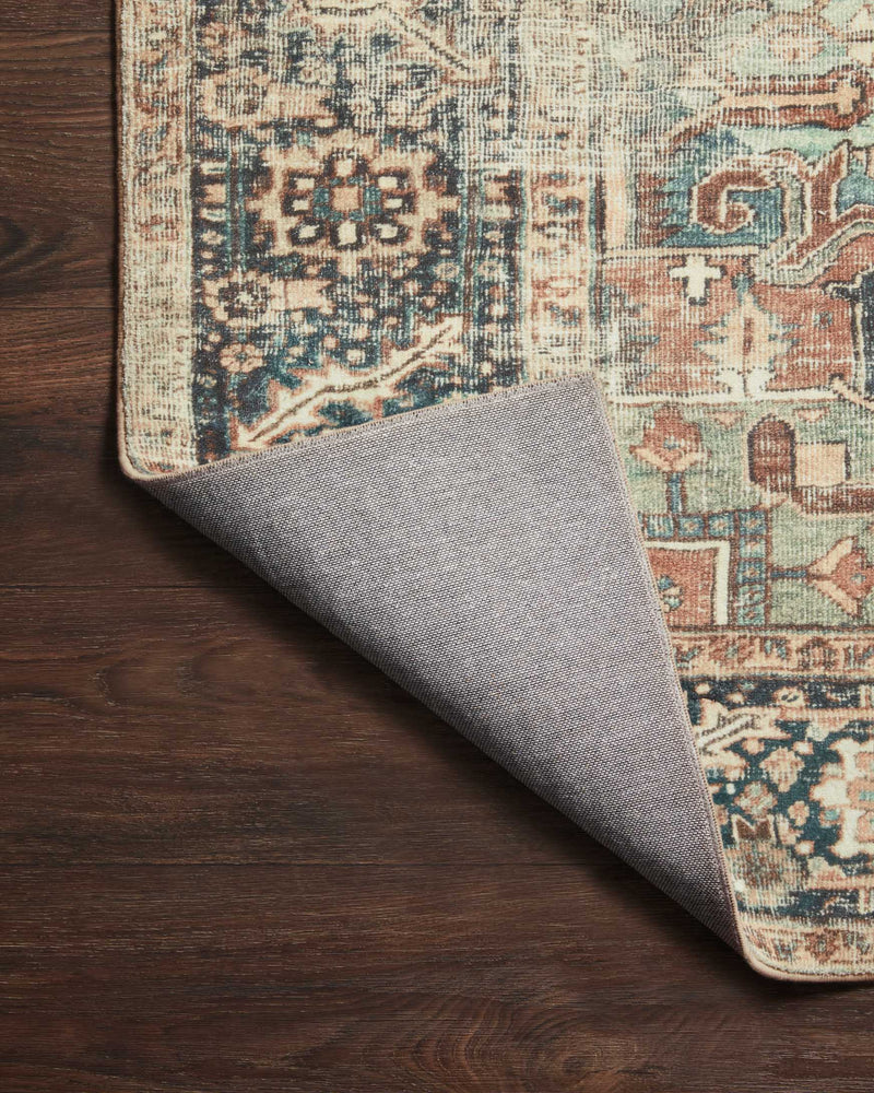 Loloi Margot Collection MAT-02 Terracotta / Lagoon