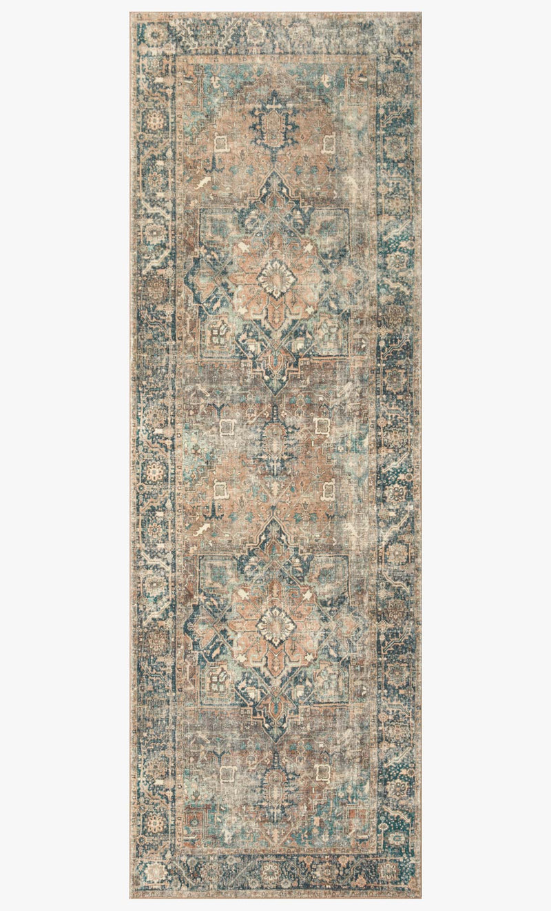 Loloi Margot Collection MAT-02 Terracotta / Lagoon