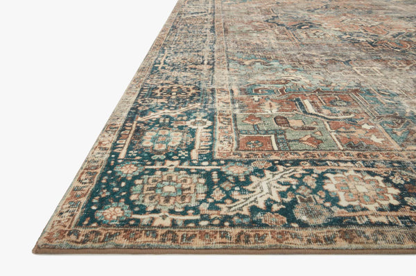 Loloi Margot Collection MAT-02 Terracotta / Lagoon