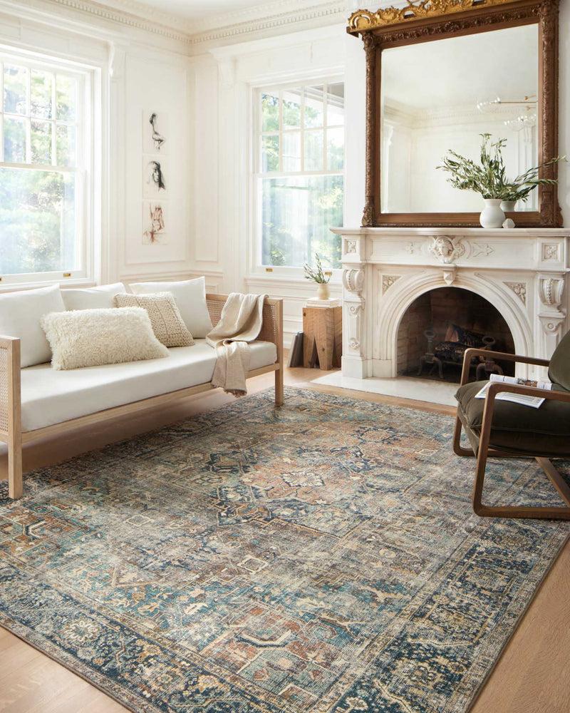 Loloi Margot Collection MAT-02 Terracotta / Lagoon