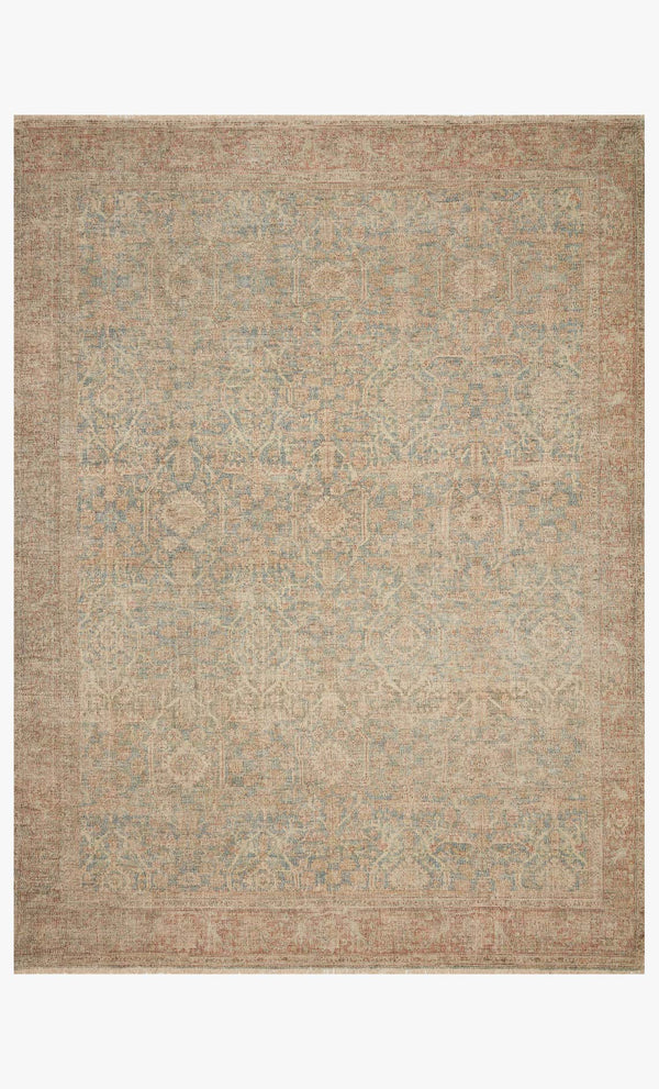 Loloi Priya Collection PRY-06 Denim / Rust
