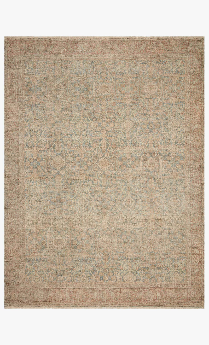 Loloi Priya Collection PRY-06 Denim / Rust