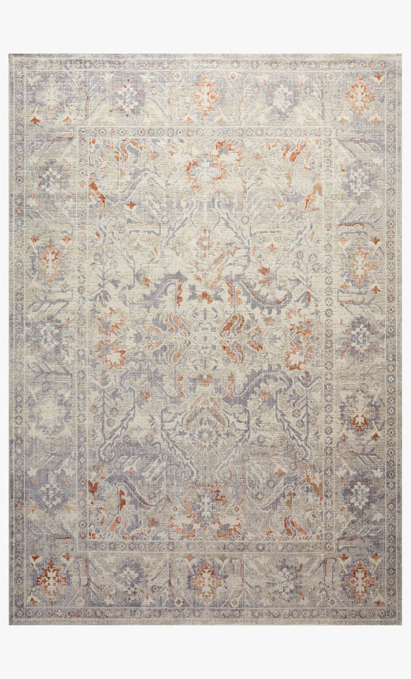 Loloi Rosemarie Collection ROE-05 CJ Oatmeal / Lavender