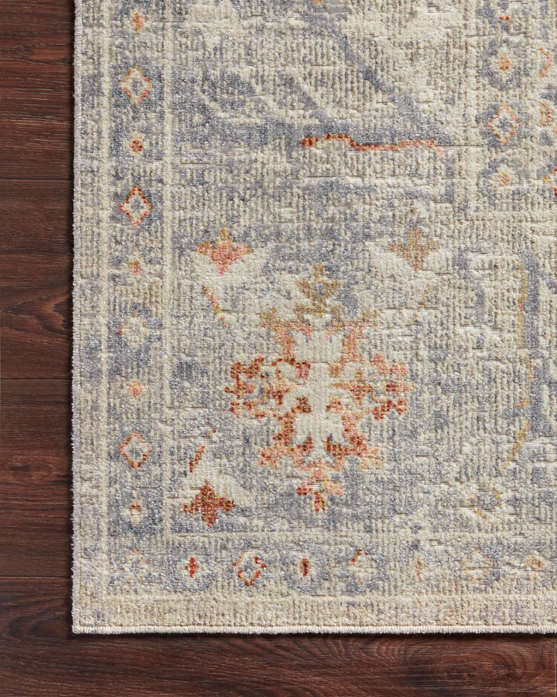 Loloi Rosemarie Collection ROE-05 CJ Oatmeal / Lavender