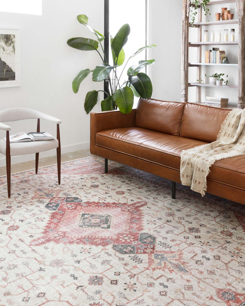 Loloi Skye Collection SKY-02 Ivory / Berry