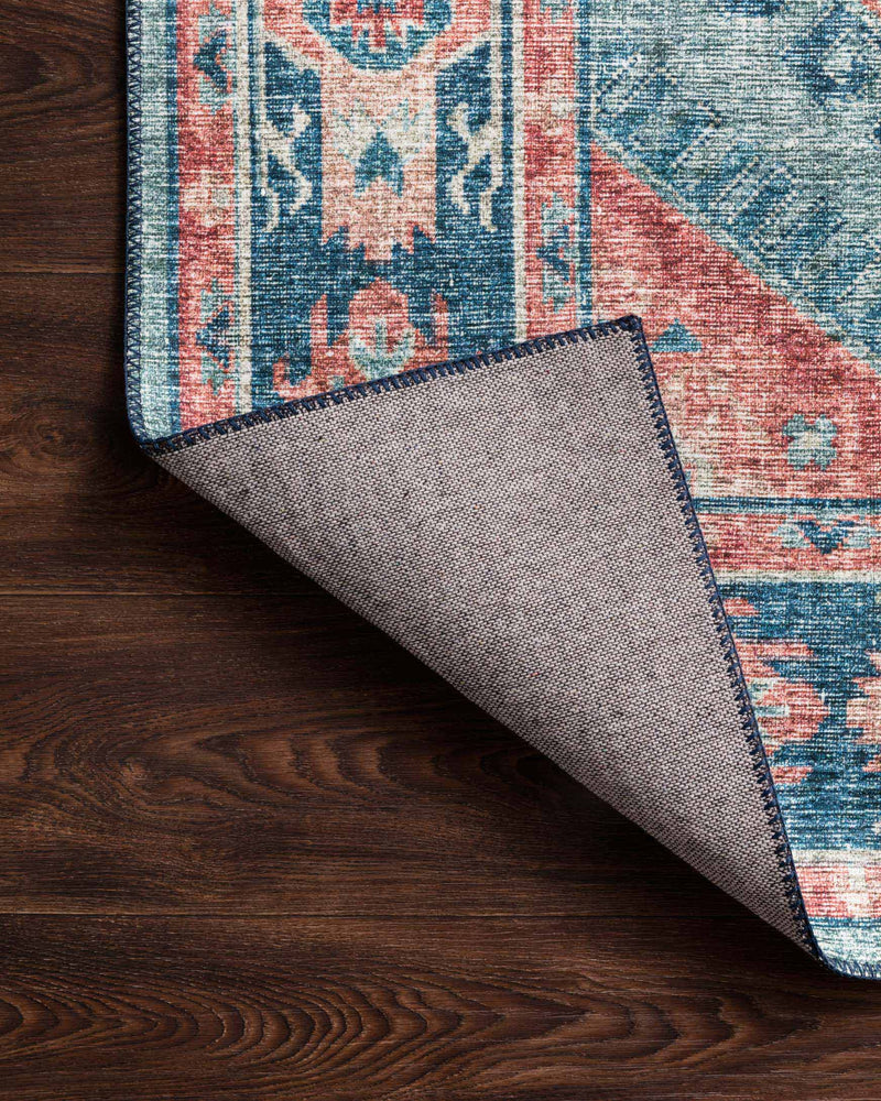 Loloi Skye Collection SKY-03 Turquoise / Terracotta