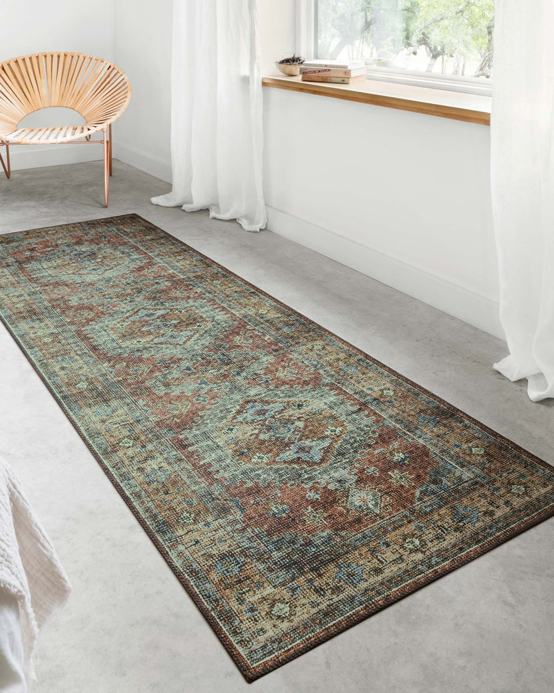 Loloi Skye Collection SKY-07 Terracotta / Sky
