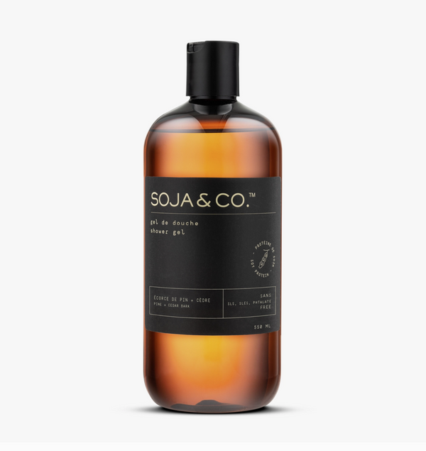 Pine + Cedar Bark Shower Gel by Soja & Co.