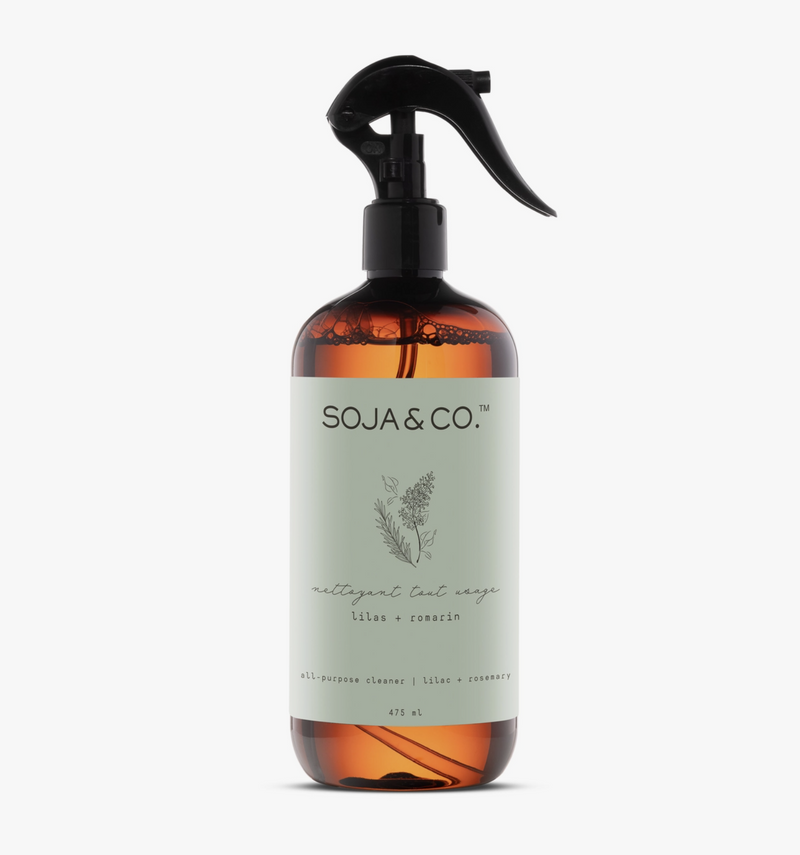 Lilac + Rosemary All Purpose Cleaner by Soja & Co.