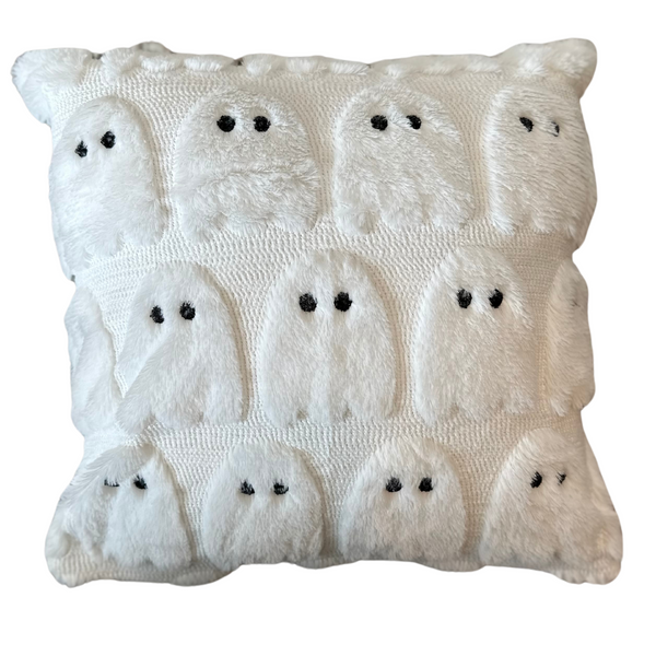 Plush Ghost Pillow - 18"x18"