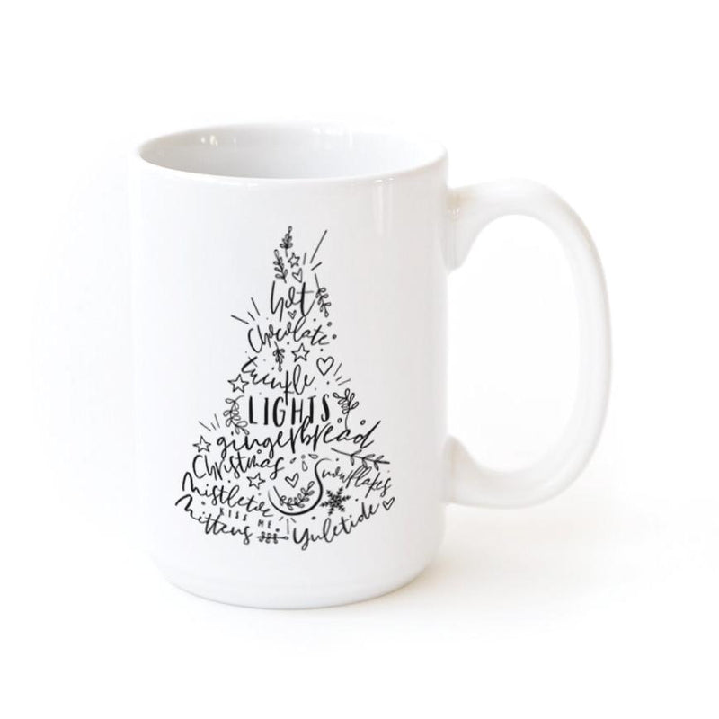 Christmas Favorites Porcelain Ceramic Coffee Mug