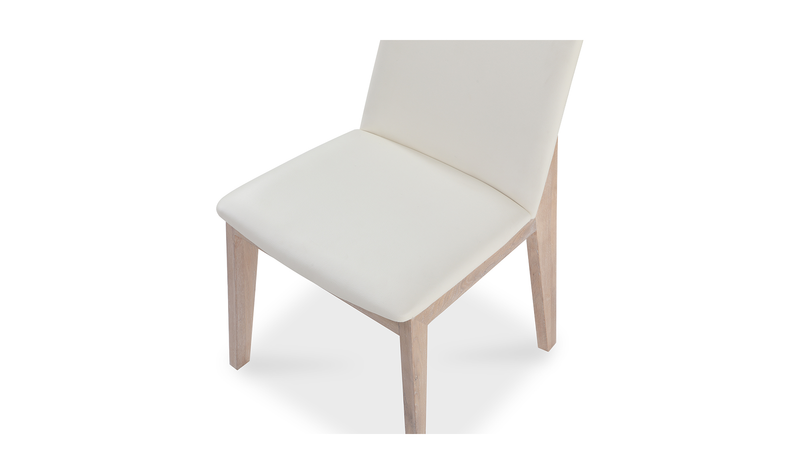 Deco Oak Dining Chair Cream White