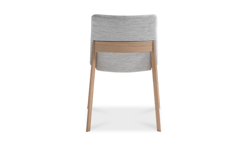 Deco Oak Dining Chair Cream White