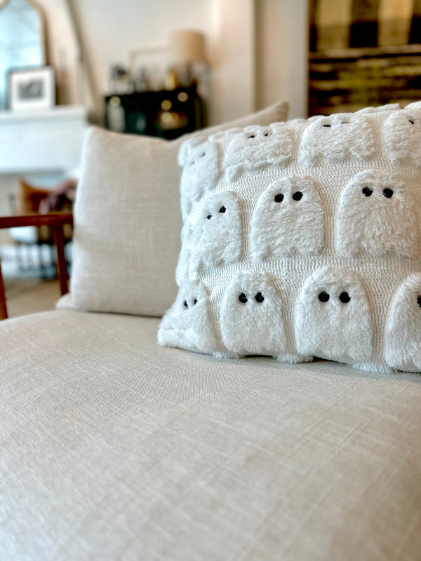 Plush Ghost Pillow - 18"x18"