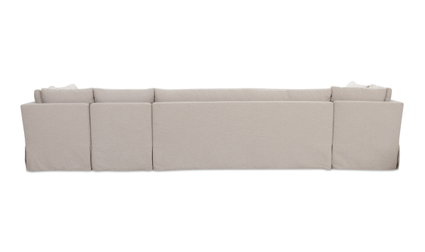 Fable Slipcover Dining Banquette U-Shaped 154inch