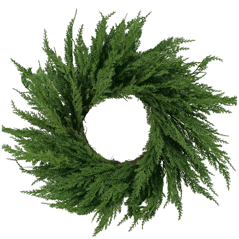 Cypress Cedar Wreath 24"