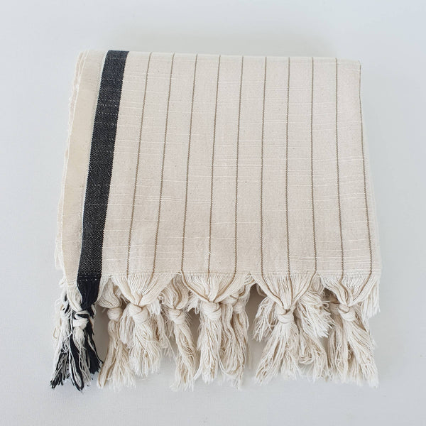 Turkish Cotton Bath Towel by Loomia