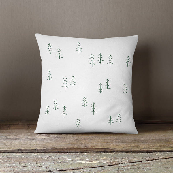 Green Stick Trees-Pillow Cover